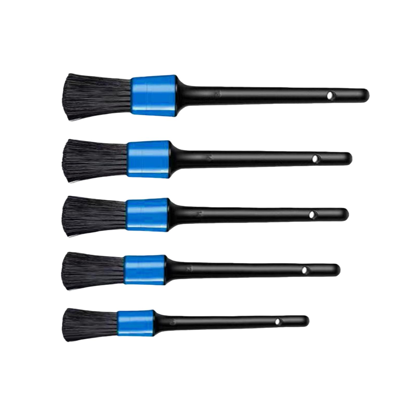 Detailing Brush Set - Mehrteiliges Auto-Detailing-Bürstenset aus Kunststoff mit Weichen