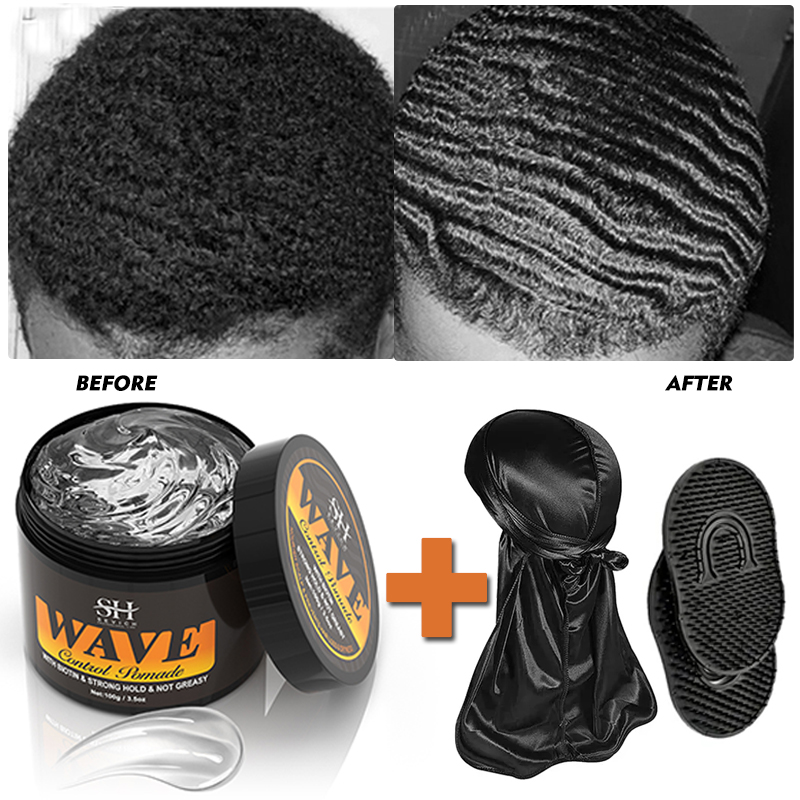 Clay Bar Lubricant - 360-Grad-Wellen-Frizz-Kontrollgel, starker Halt, nährende Kopfhaut-Wellencreme, natürliche