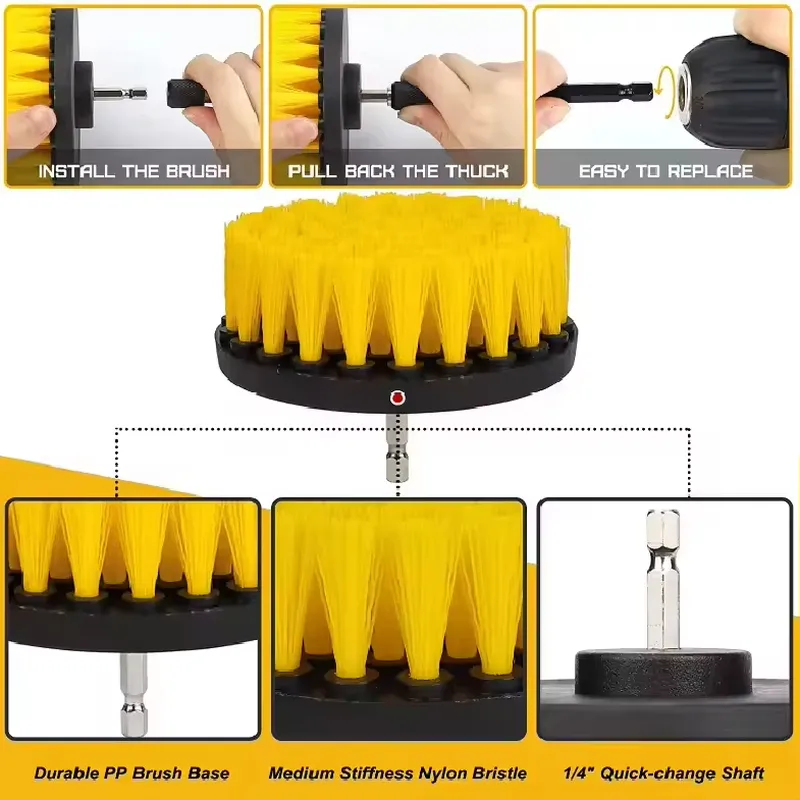 9-teiliges Autowasch-Set mit R – Dirt Brush Interior Bewertung und Preis